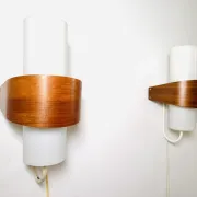 Nx40 Wall Lamps By Louis Kalff For Philips, The Netherlands, 1950S