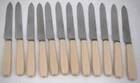 Christofle Atlas, 12 dessert knives, dessert, cheese model bakelite.