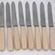 Christofle Atlas, 12 dessert knives, dessert, cheese model bakelite.