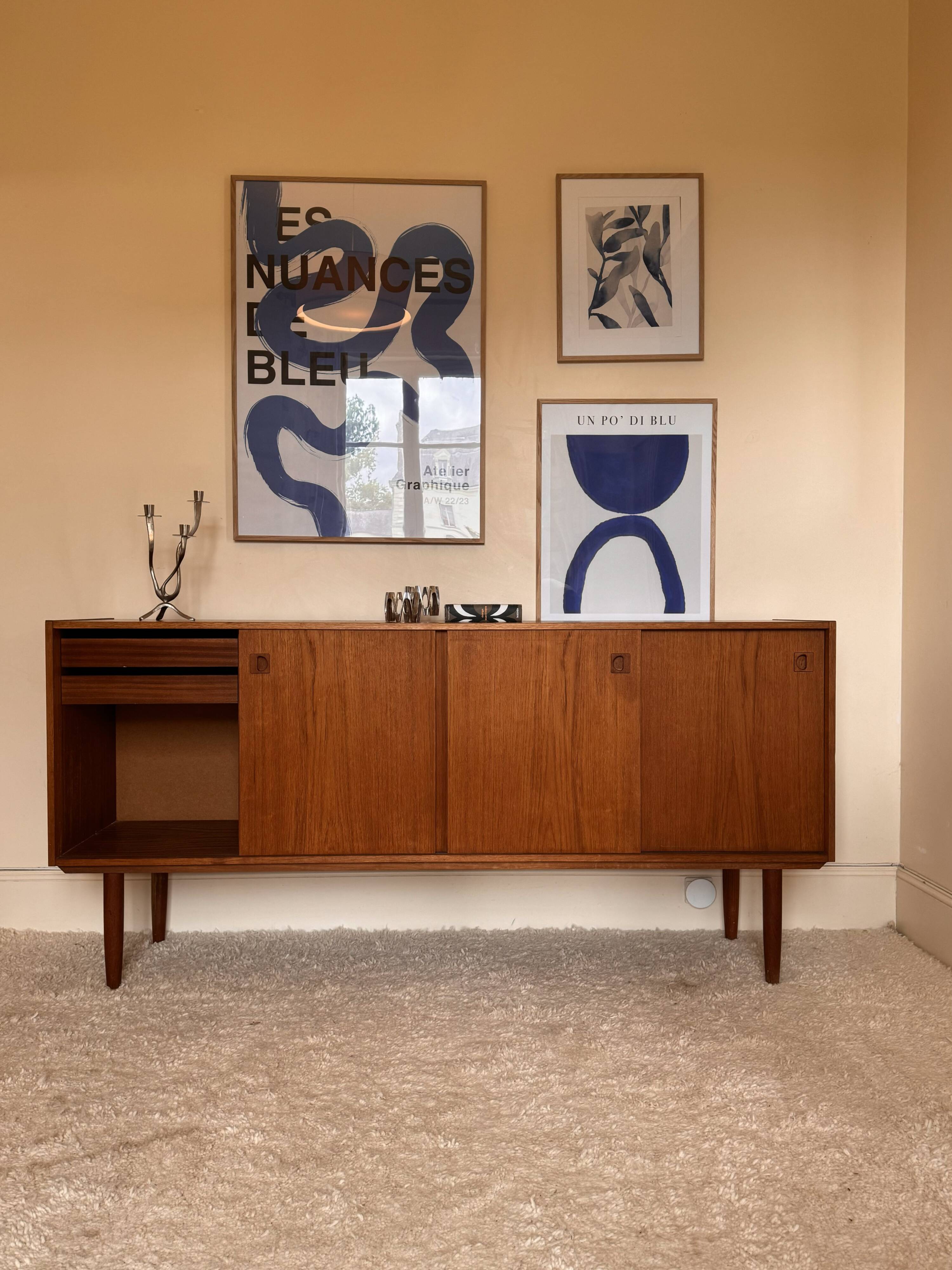 Vintage Scandinavian teak Royal Board sideboard