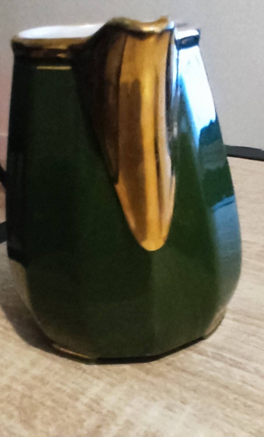 Empire green bistro water carafe and milk jug
