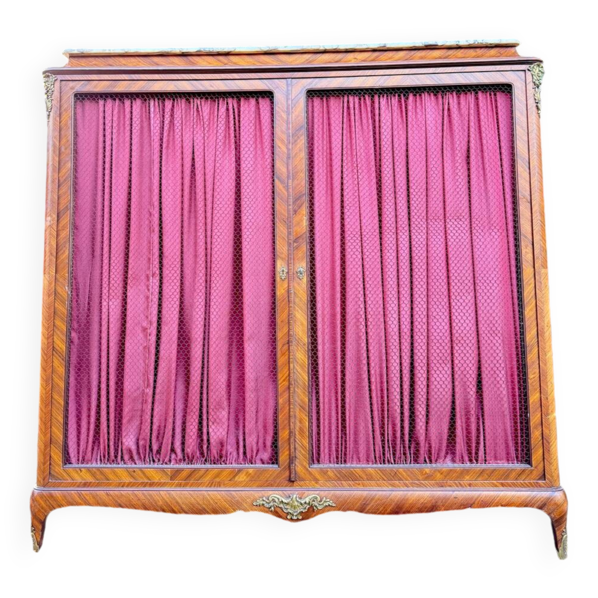 Crystal Staircase Marquetry Library Stamped 19th Century