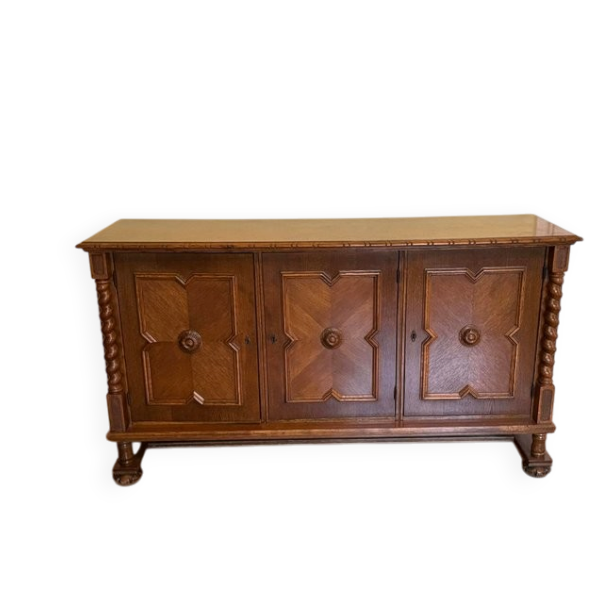 Spanish Style Oak Chest or Dresser, Early 20th Century