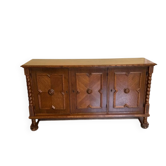 Spanish Style Oak Chest or Dresser, Early 20th Century
