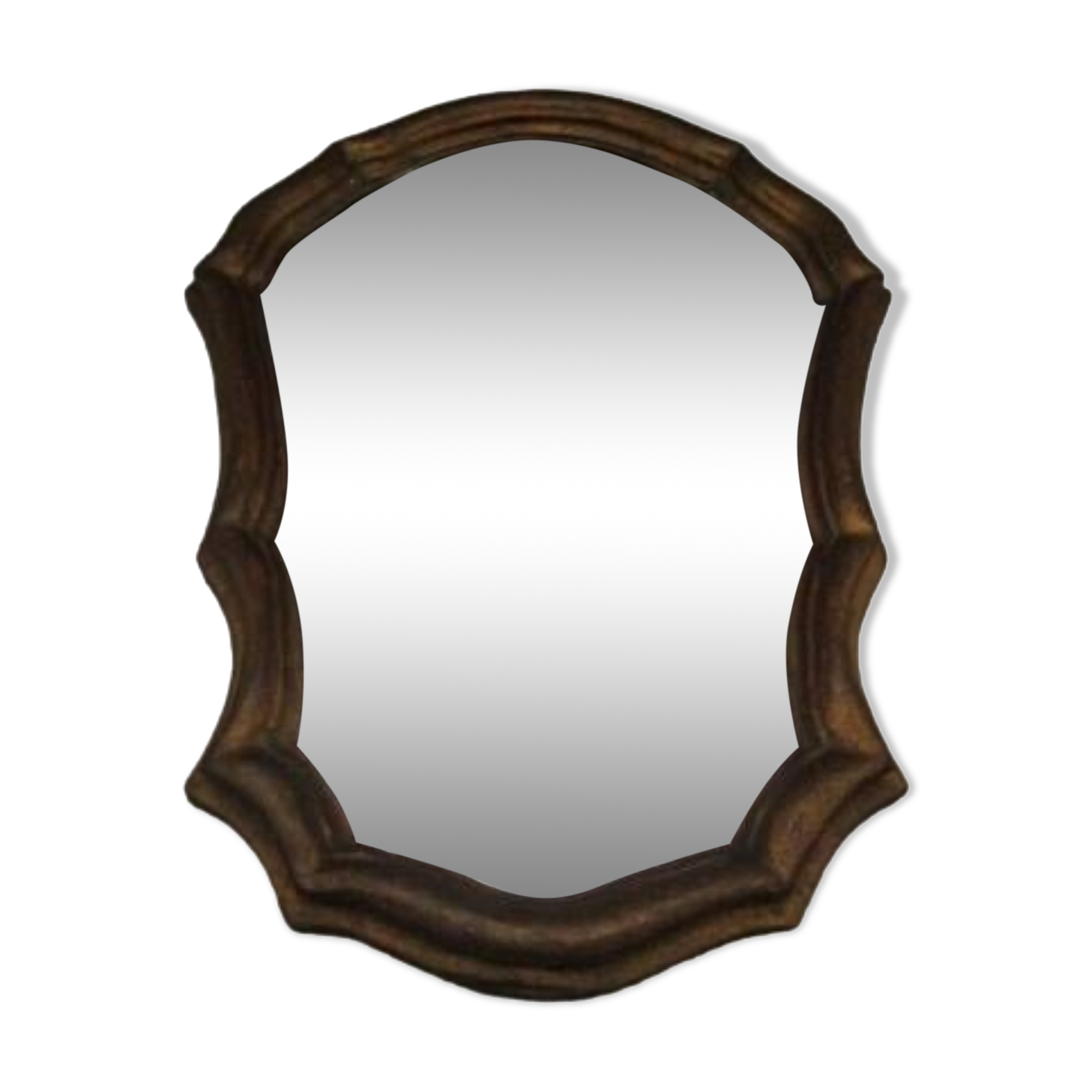 Old gilded wood mirror