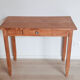 Waxed wooden farmhouse table