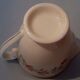Retro florets earthenware cream pot