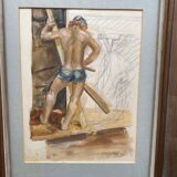 Portrait signed and dated