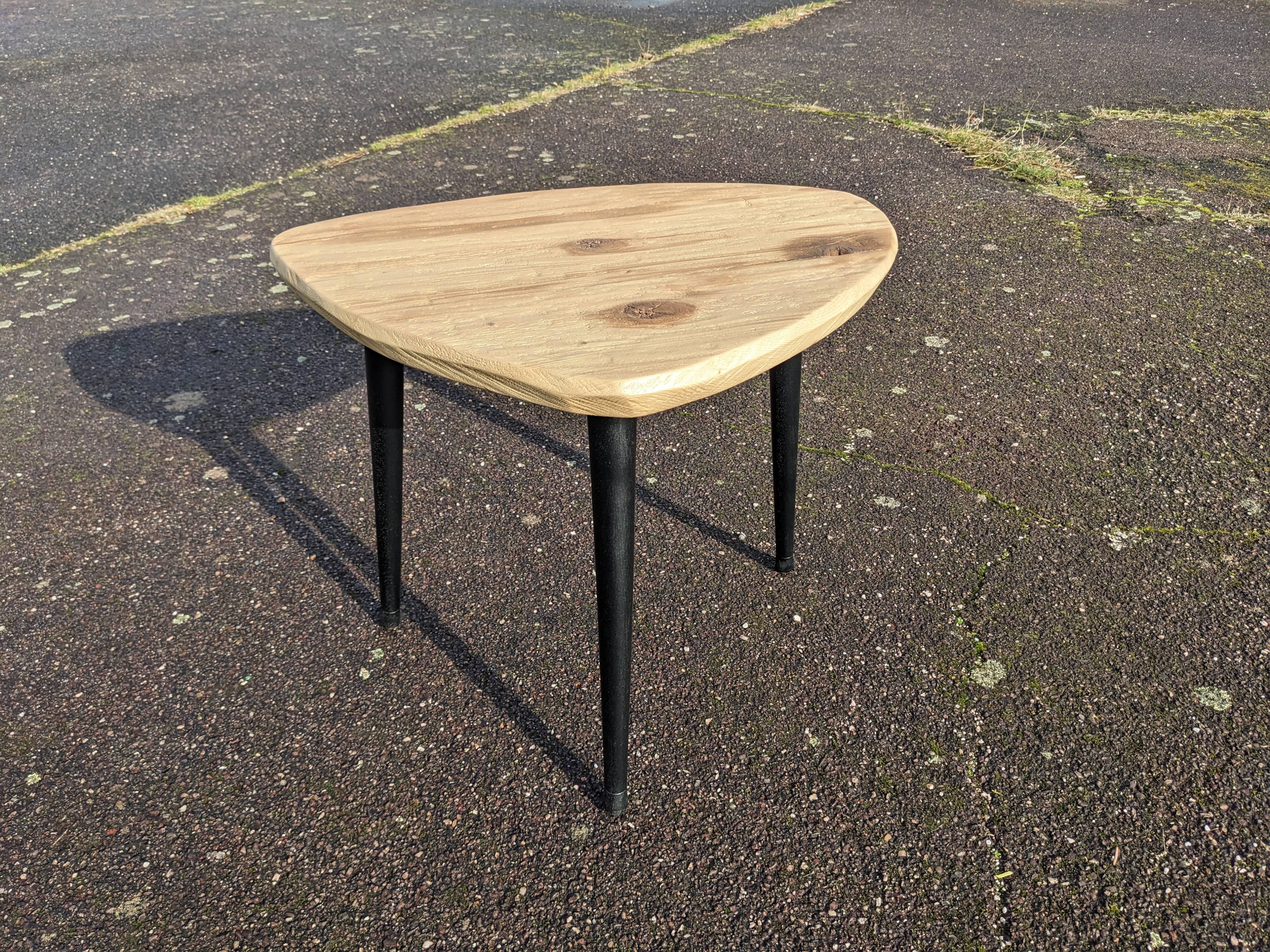Compass leg coffee table