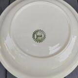 12 hollow plates Boch la Louvière 60s