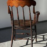 Fauteuil Windsor en bois tourné XXIXème
