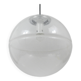 Harvey Guzzini Suspension Boule Op-Art Striped Postmodern by Meblo, 1970s