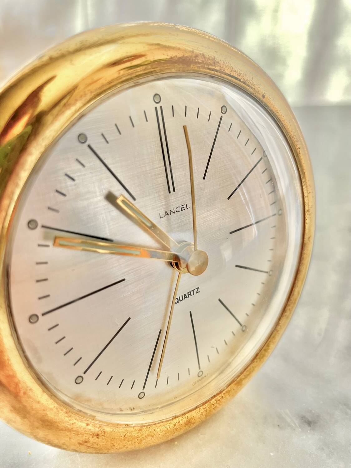 Old LANCEL alarm clock that works