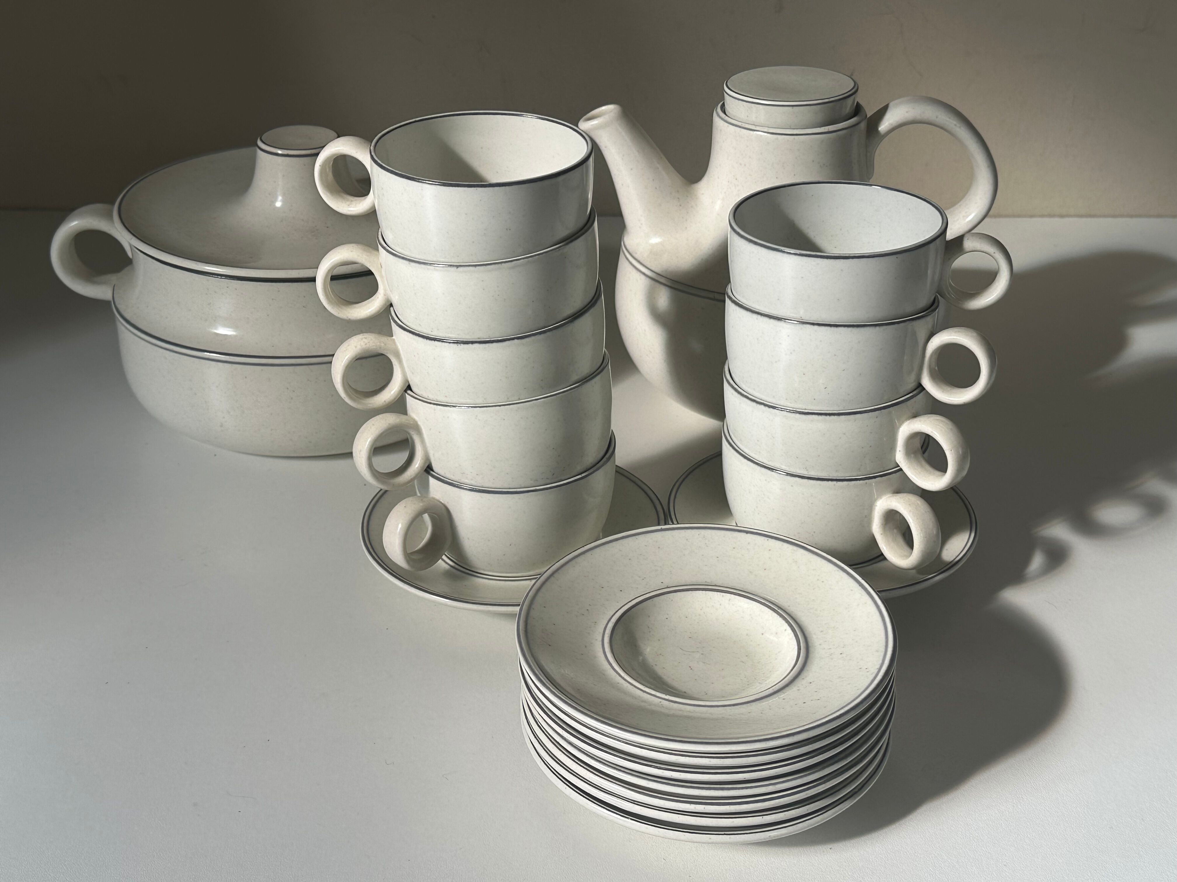 Scandinavian coffee service design stig lindberg 60 years