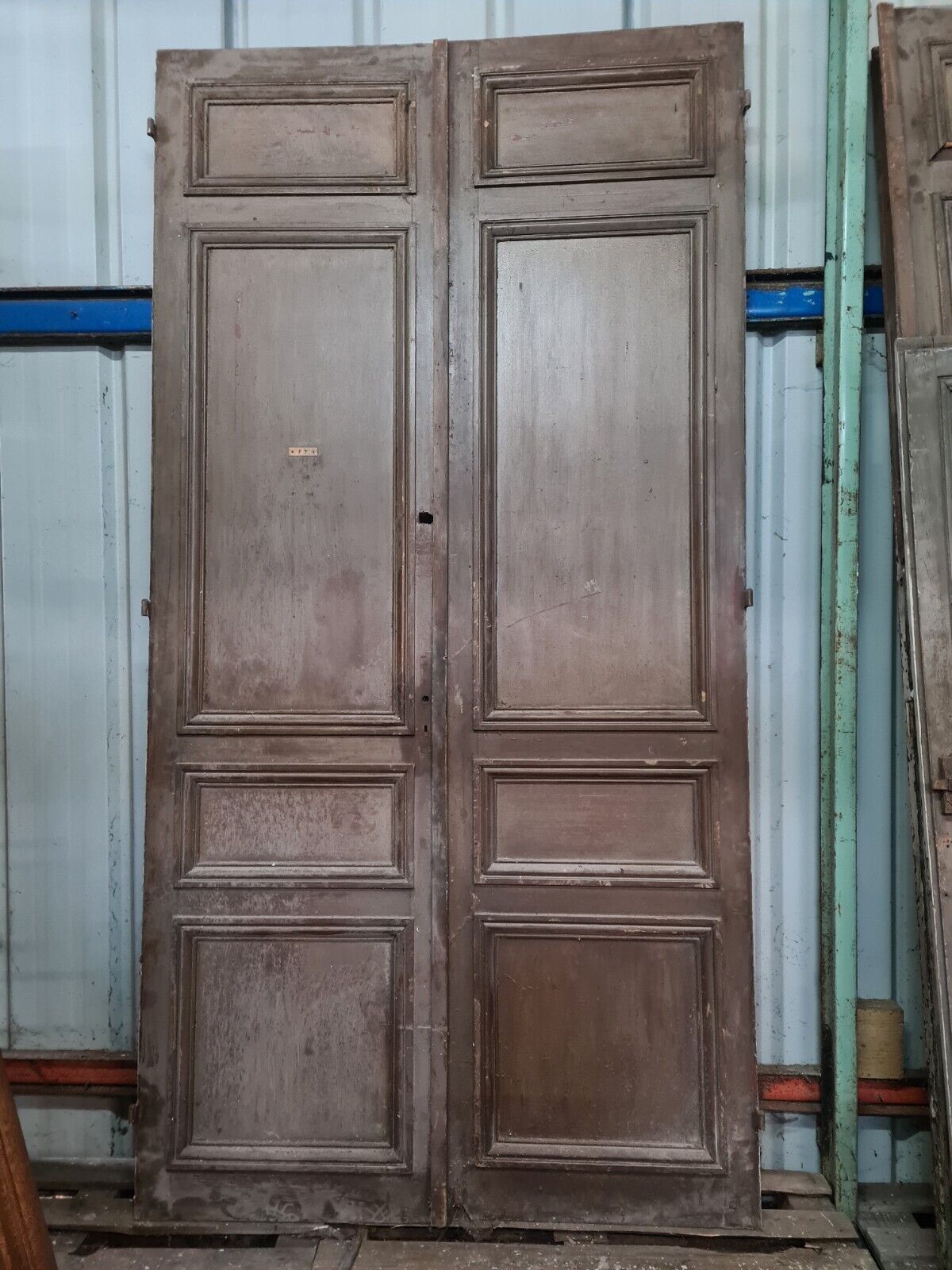 Pair of oak doors