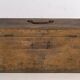 Small antique chest with a metal frame (c.1900) #3