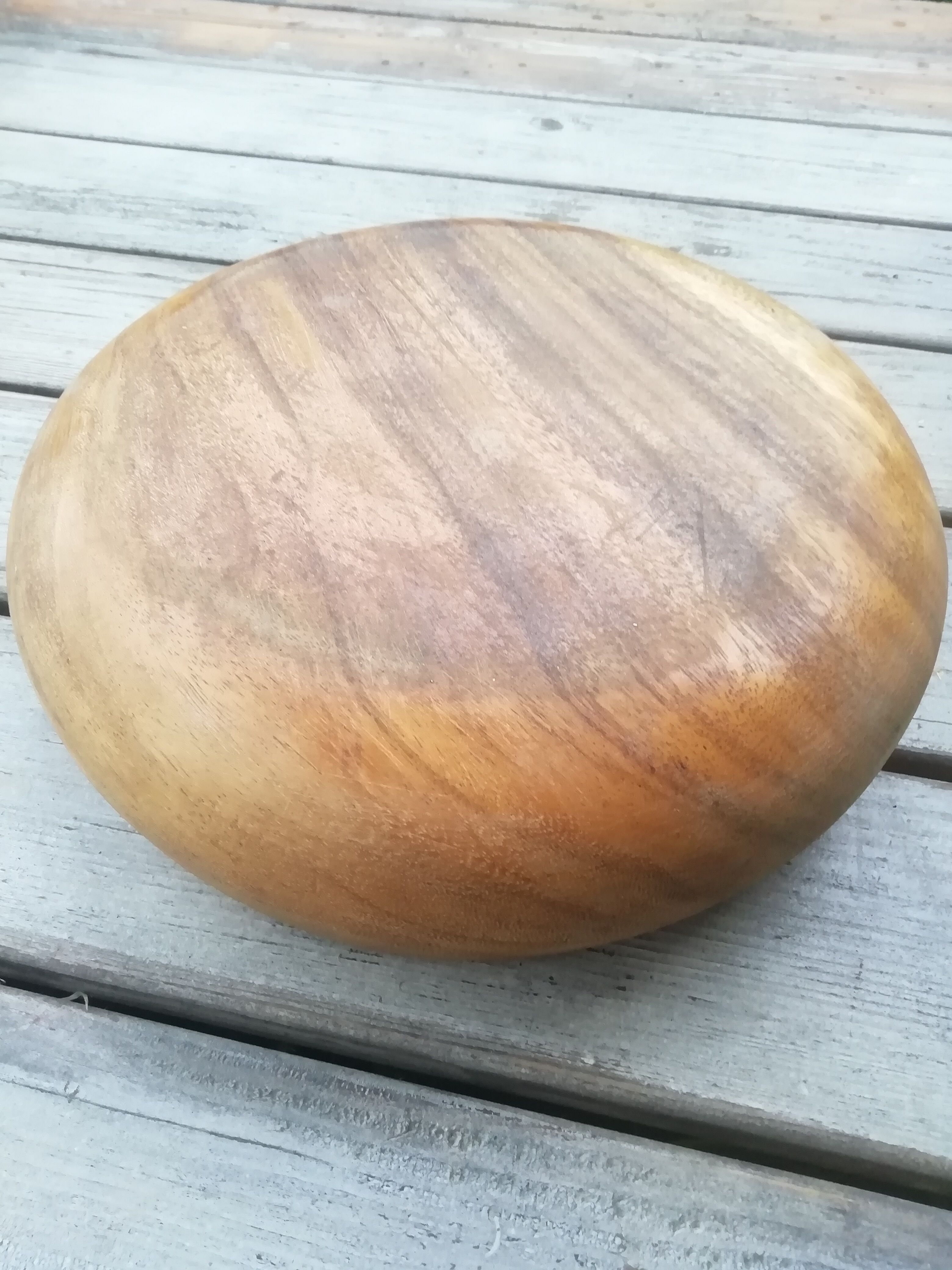 Teak bowl salad bowl