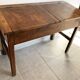Adult desk double school vintage 50s-60s solid wood