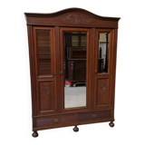 Antique Art Nouveau wardrobe