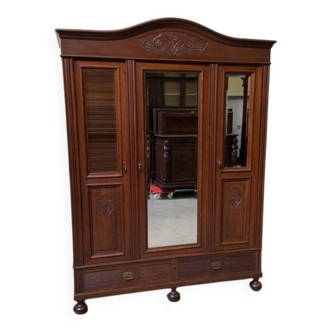Antique Art Nouveau wardrobe