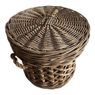 Round basket lid