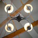 Mid-Century Chandelier by Napako, 1950s, Restored