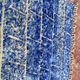 Moroccan Berber rug in royal blue 250x150 cm – geometric pattern – handmade
