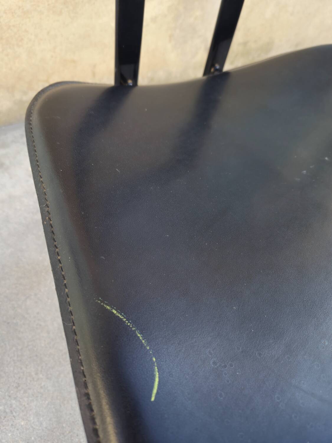 Set of 4 chairs Design Italy signed Cattelan 1980 vintage