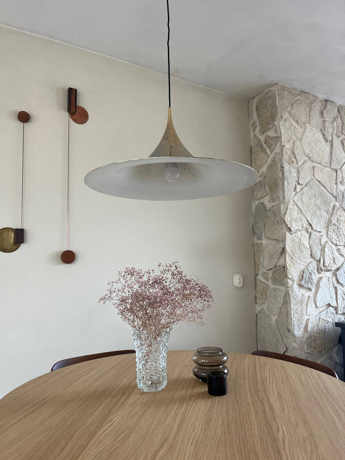 Vintage Fog & Mørup Semi pendant (60cm) - brass version