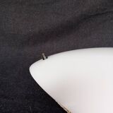 1950s ceiling light in metal and plexiglass