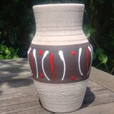 W.Germany Vintage 60s vase in matt glazed ceramic