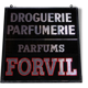 Old sign FORVIL perfumes