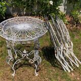 Old cast iron folding garden room