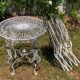 Old cast iron folding garden room