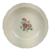Round hollow dish made in France Digoin Sarreguemines Sevigne model