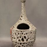 Verseuse fat lava décor abstrait Marius Bessone Vallauris - Mid-century 60