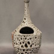 Fat lava jug abstract decoration Marius Bessone Vallauris - Mid-century 60