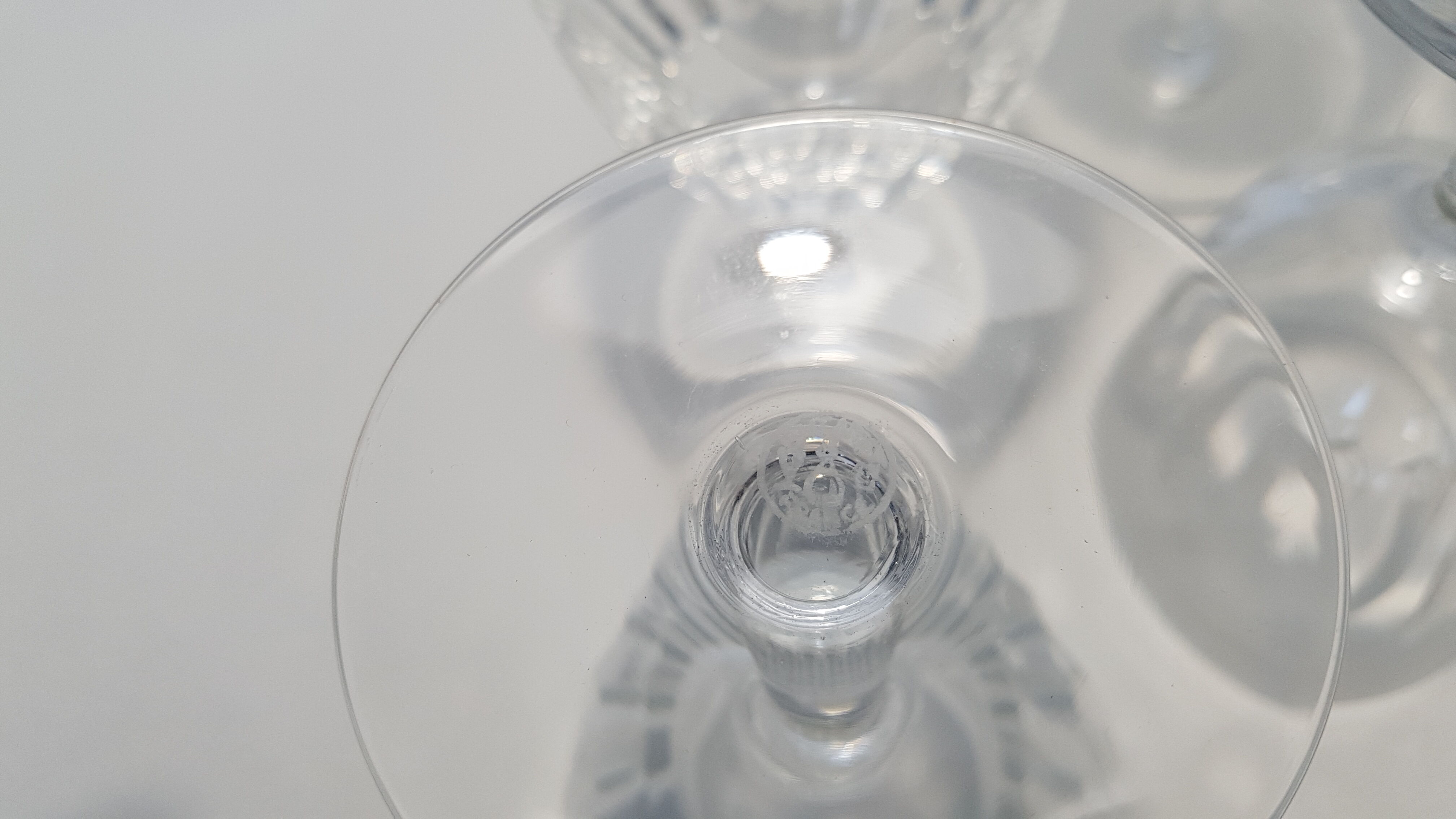 6 Baccarat Crystal Water Glasses, Casino model.