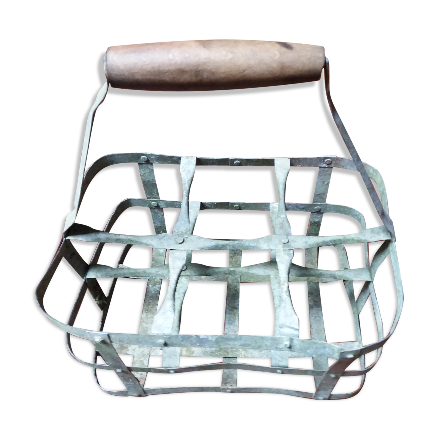 Porte bouteille en métal