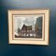 Original Swedish Oil on Panel – “Cabin by the Water” by Jeams – Signed