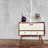 Mini sideboard TV cabinet end of Scandinavian vintage sofa