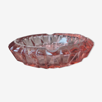 Pink art deco ashtray