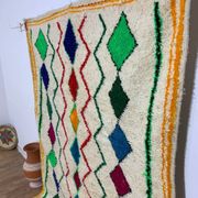 Tapis berbère marocain artisanal fait main 254 X 152 CM