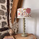 Lampe vintage torsadée – abat-jour indienne fait main
