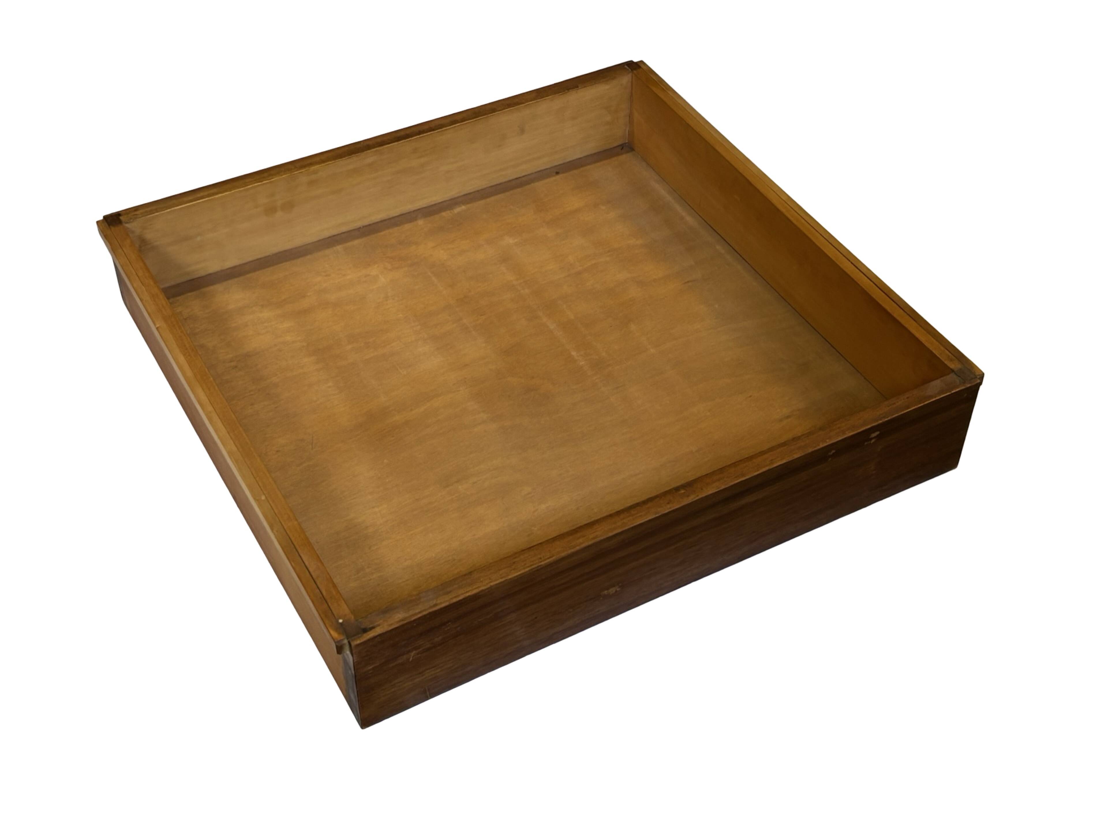 Vintage daybed with drawers 1960s in teak minimalist design