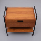 Teak sawing Trolly Dutch 1960s