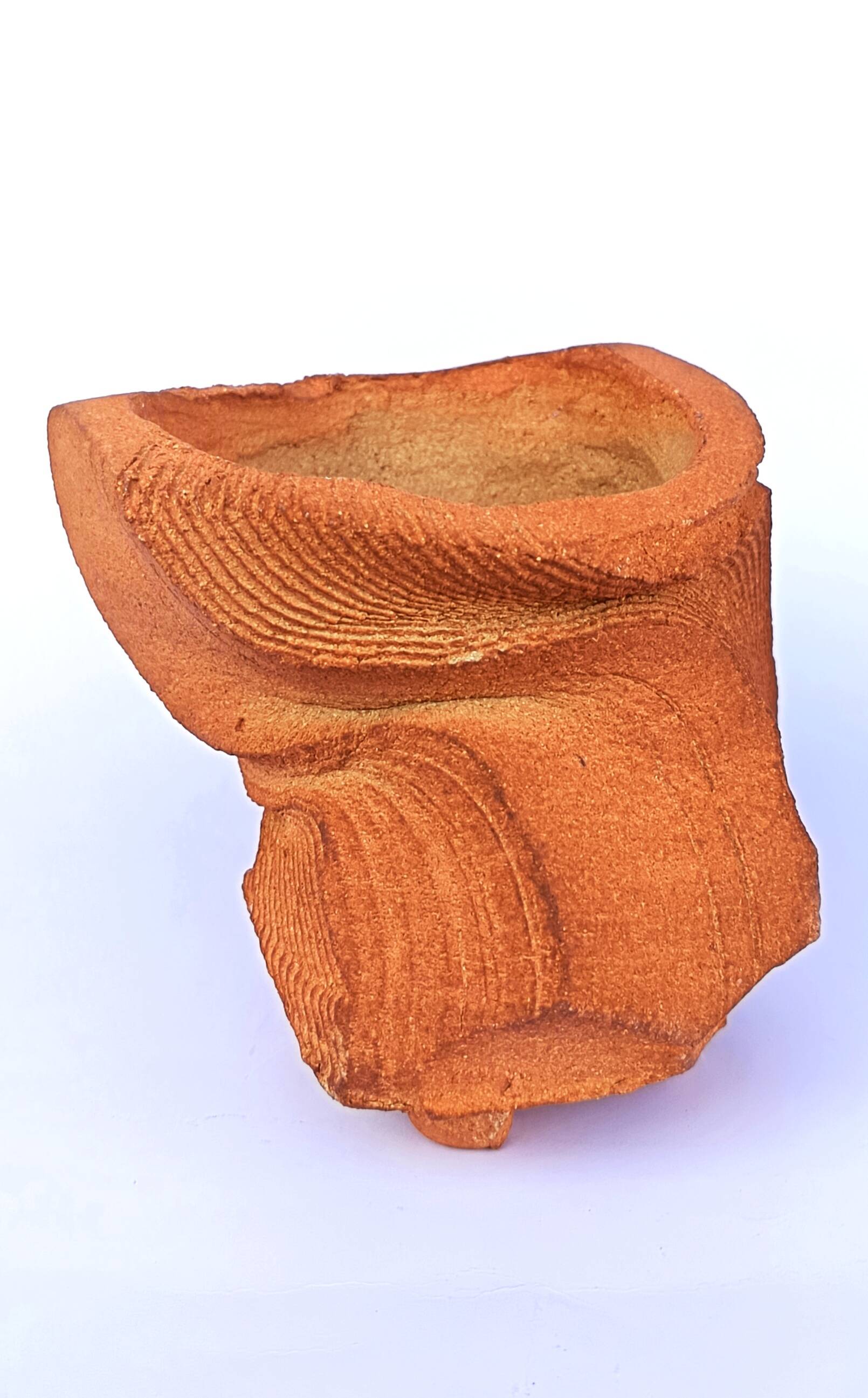 Stoneware bowl in Japanese chawan style