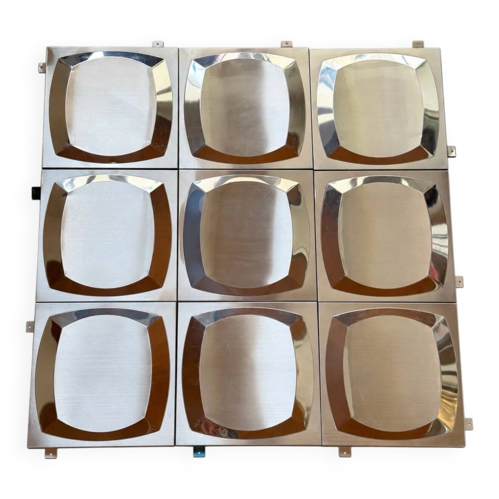 Set of 10 Space Age wall panels, 1970s