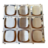Set of 10 Space Age wall panels, 1970s