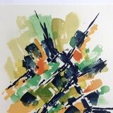 Alfred MANESSIER, Villa Montmorency, 1978. Original lithograph